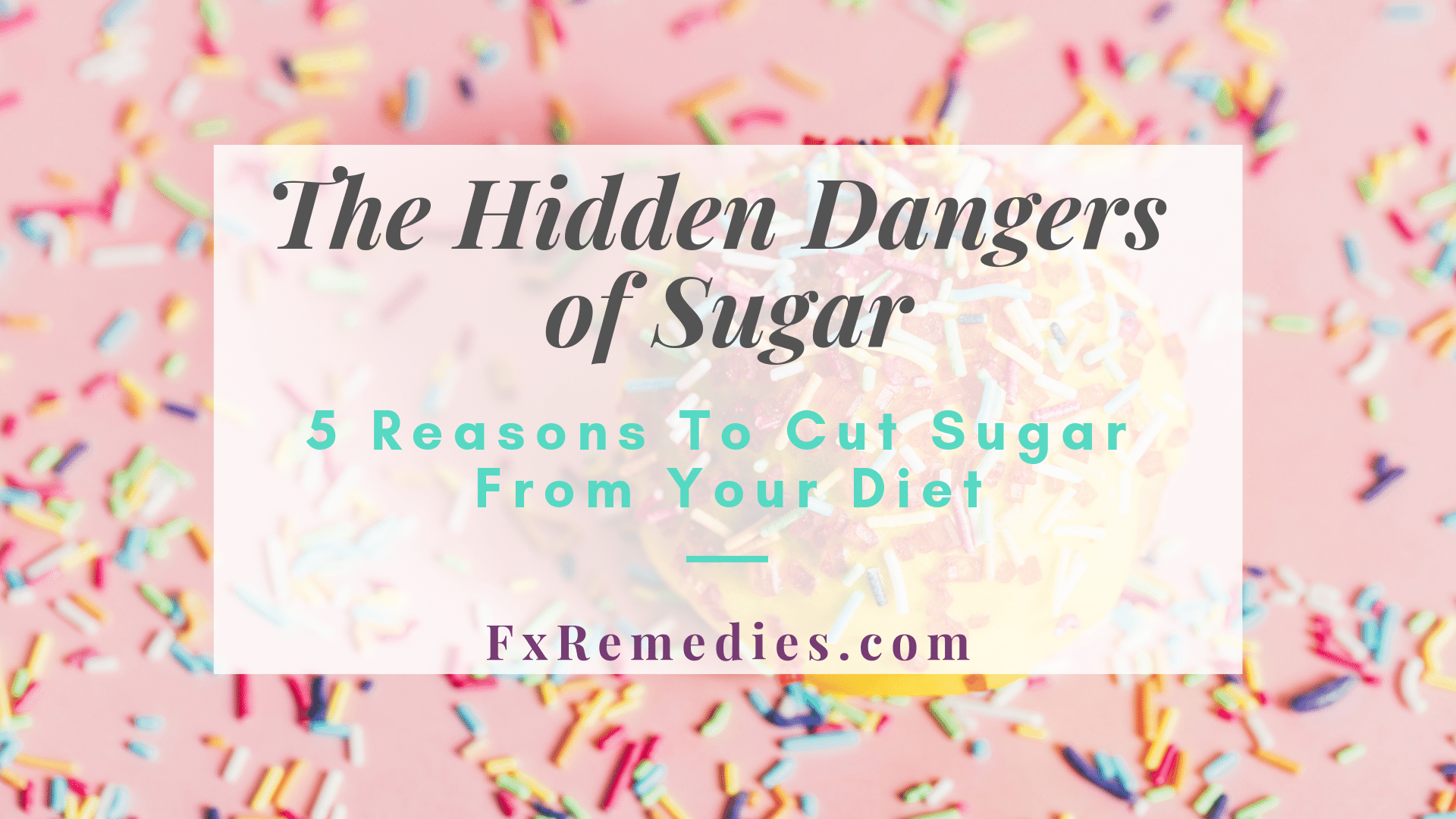 Do you know the hidden dangers of sugar? It's hidden in all kinds of foods and unfortunately it is doing a lot of damage to our health and it’s making us gain weight in record numbers.